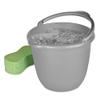 10 Qt. Classic Titanium Spout Pail 11.25" x 9.875" x 11.75" Metal Bucket for Watering, Storage & Decor view 3