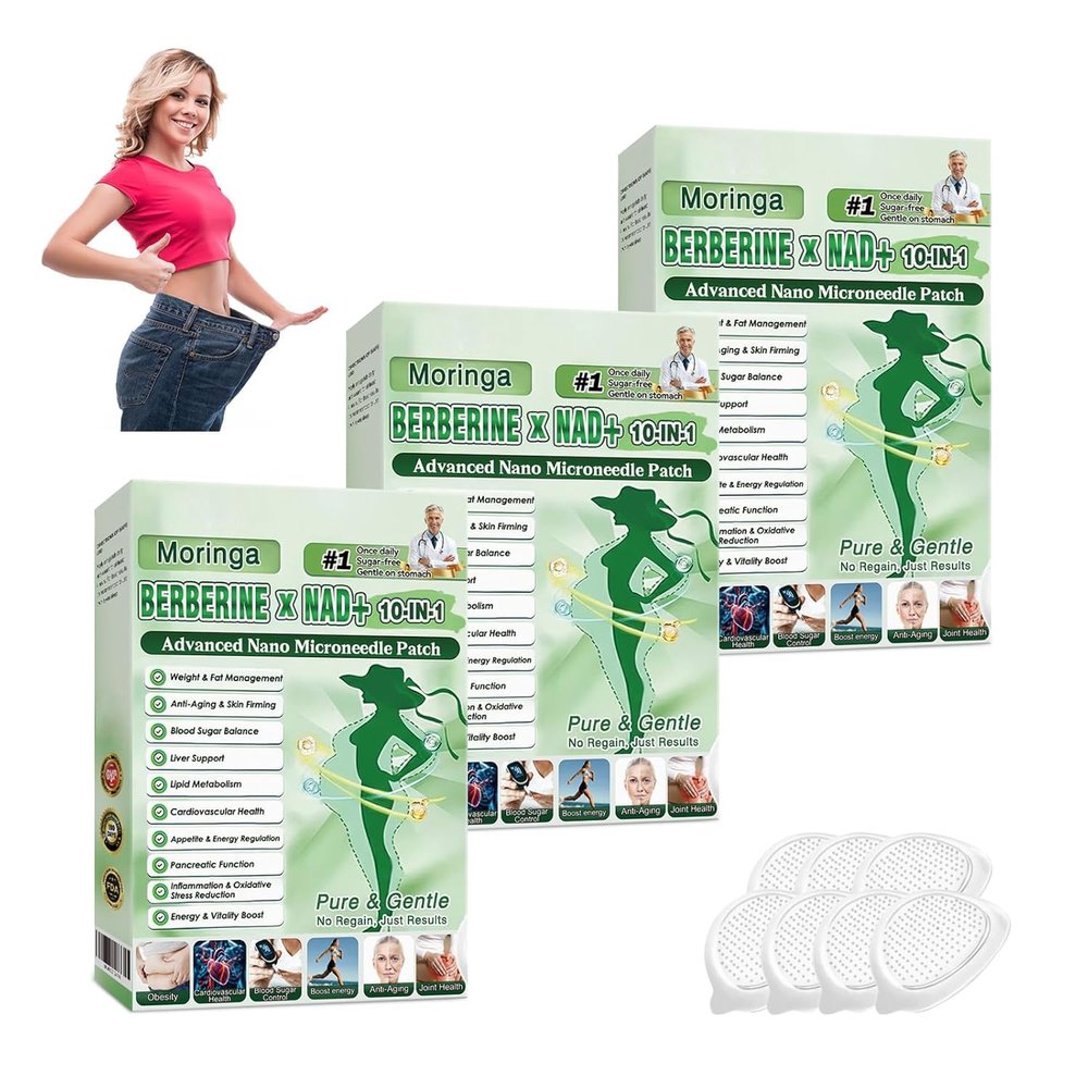 Janxyv 2026 Upgraded Style Moringa 10-in-1 Nano Microdarts Patch, Advanced Moringa Patches, Natural Body Patches for Women and Men - Gentle Formula for All Skin