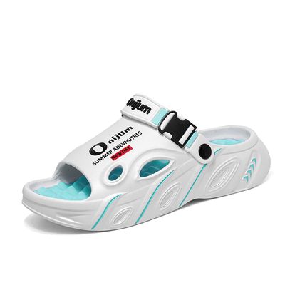 Lnistride Men's and Women's Massage Slippers Soft Nubbed Reflexology Insoles, Reflexology Sandals for Relieving Plantar Fasciitis Pain White 42-43