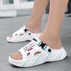 Lnistride Men's and Women's Massage Slippers Soft Nubbed Reflexology Insoles, Reflexology Sandals for Relieving Plantar Fasciitis Pain White 42-43 view 2