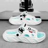 Lnistride Men's and Women's Massage Slippers Soft Nubbed Reflexology Insoles, Reflexology Sandals for Relieving Plantar Fasciitis Pain White 42-43 view 3