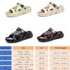 Lnistride Men's and Women's Massage Slippers Soft Nubbed Reflexology Insoles, Reflexology Sandals for Relieving Plantar Fasciitis Pain White 42-43 view 4