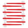 FAVOMOTO 8pcs Dual Head Dentures Toothbrush False Teeth Brush Appliance Cleaner Brush Hard Bristle Oral Care Tool for Denture and Braces Cleaning view 1
