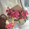 RSHuiOUXX Pack Of 5 Floral Envelope Boxes Decorative Envelopes For Creative Flower Arrangements And Party Decorations view 3