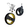1 Pair Stroller Wheels Replacement, Front or Rear Wheel Compatible with DOONA 4-in-1 Car Seat, Heavy-Duty Baby Pushchair Repair Parts(Rear Wheel) view 3