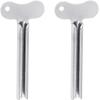 2Pcs Stainless-Steel Tube Toothpaste Squeezer Keys Metal Hair Dye Color Key Roller Dispenser Wringer Tool Processing Bathroom Safety, Aids and Accessories view 1