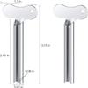 2Pcs Stainless-Steel Tube Toothpaste Squeezer Keys Metal Hair Dye Color Key Roller Dispenser Wringer Tool Processing Bathroom Safety, Aids and Accessories view 2