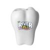 100 Pack Custom Tooth Stress Reliever Bulk Personalized PU Foam Dental Promo Item with Full Color Logo for Clinics, Trade Shows & Office Use, 2.95 x 2.2 in view 3