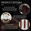 AFLEPCBRQ Handmade Glass Cigar Humidor SetExquisite Base & Wooden Plug, Cigar Incense Glass Tube Set, Humidity Control view 4