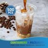 1000 Pack 12oz 92MM Clear PET Disposable Cups Iced Coffee Juice Cold Drink view 3