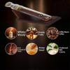 AFLEPCBRQ Cigar Aromatherapy Glass Tubes, Humidors Aromatherapy Conservation Glass Tubes with Base,Natural Black Walnut,for Travel Storage, Precise Humidity Control view 3