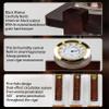AFLEPCBRQ Cigar Aromatherapy Glass Tubes, Humidors Aromatherapy Conservation Glass Tubes with Base,Natural Black Walnut,for Travel Storage, Precise Humidity Control view 4