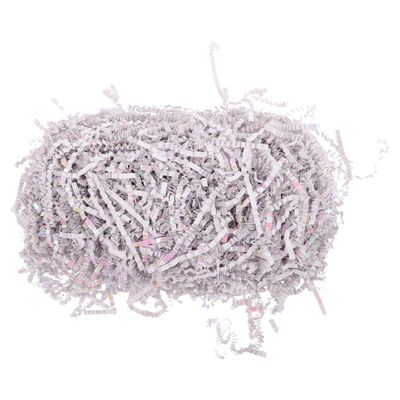 Toyvian Crinkle Paper Raffia Grass Filler 100g Bag White Box Packaging Shredded Paper Filler for Bridesmaid Birthday Engagement Party Favor Box Filling