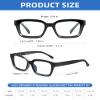 JOLISU 5 Pack Reading Glasses For Women,Blue Light Blocking Computer Reader Spring Hinge Eyeglasses +1.25 view 2