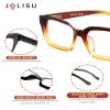 JOLISU 5 Pack Reading Glasses For Women,Blue Light Blocking Computer Reader Spring Hinge Eyeglasses +1.50 view 3