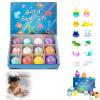 Bath Bombs for Kids with Toys Inside, 12 Pcs Kids Bath Bombs with Mega Bubbles & Surprise Ocean Toys Inside view 1