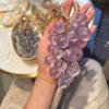Jiaohua Grapes Soap, Grapes Soap on a Rope, Natural Grape Extract Bar Soap, Handmade Cluster Shaped Soaps, DIY Exquisite Home Decor, for Hands & Body With Box (Purple) view 4