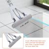 VICASKY Folding Sponge Mop for Cleaning 28cm Dual Use Wet and Dry Floor Mop with Double-Head Absorbent Sponge Suitable for Household Tile and Bathroom Cleaning view 2