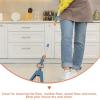 VICASKY Folding Sponge Mop for Cleaning 28cm Dual Use Wet and Dry Floor Mop with Double-Head Absorbent Sponge Suitable for Household Tile and Bathroom Cleaning view 3