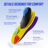 Zorql Heavy Duty Orthotic Insoles for Men Women High Arch Support Inserts view 3