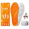 4D Cloud-Soft Comfort Insoles for Kids and Youth - Trim-to-Fit Insoles with Arch Support and Shock Absorption - Breathable Memory Foam Kids Shoe Inserts Designed for Growing Feet (US Youth 5Y - 6Y) view 1