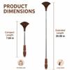 Extendable Back Scratcher with Flexible Claw Head, Non-Slip Grip, 20.08 in view 3