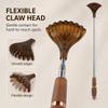 Extendable Back Scratcher with Flexible Claw Head, Non-Slip Grip, 20.08 in view 4