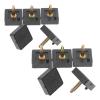 10 Pairs Heel Replacement Tips Square Shaped Trendy Design Versatile Use for Various Outfits Shoe Repairing view 1