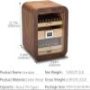 Premium Cedar Cigar Humidor Cabinet with 360 Air Circulation, Large Capacity Wooden Cigar Storage for Enthusiasts - Ideal Cigar Box for Freshness and Flavor view 2