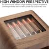 Premium Cedar Cigar Humidor Cabinet with 360 Air Circulation, Large Capacity Wooden Cigar Storage for Enthusiasts - Ideal Cigar Box for Freshness and Flavor view 4