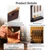 Cigar Infuser & Aging Kit with Temperature & Humidity Monitor - 5-7 Day Display, Wooden Tasting Station, 5/10 Tube Options - Perfect for Cigar Aficionados view 4