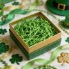 10 LB Parrot Green Crinkle Cut Paper Shred Filler Great for Gift Wrapping, Basket Filling, Birthday, Wedding, Halloween, Thanksgiving, Christmas, Anniversary Party Decorations Filling Supplies view 3