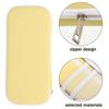 SMASOLO Insulated Insulin Travel Bag Portable Diabetic Medicine Pouch with Zipper Closure Yellow Insulin Supplies Storage Holder for Management view 3