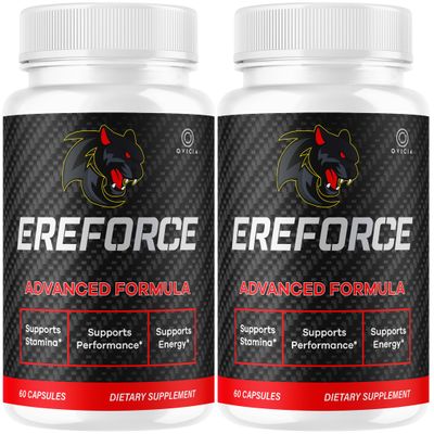 (2 Pack) Ereforce - Ereforce Capsules Premium All Natural Maximum Strength Premium Daily Pills Advanced Support Formula Reviews Vitamins for Health and General Wellness, 120 Capsules for 2 Months
