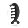 CATIEBYE Sandalwood Massage Comb for Scalp and Face Solid Wood Wide Tooth Guasha Comb with Thickened Design for Head Acupressure and Relaxation, Portable Multi-Functional Massager for Men view 2