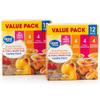 Great Value Fruit Cup Variety Pack, Diced Peaches, Mandarin Segments & Cherry Mixed Fruits in Fruit Juice, 4 oz, 24 Cups view 1