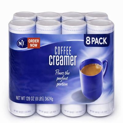 Njoy Non Dairy Coffee Creamer Powdered 16 oz (Pack of 8)