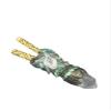 Artisan Handcrafted Kuripe, Bamboo with Crystal Point, Hand-Painted, Sacred Ceremony Tool view 1
