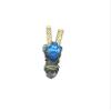 Artisan Handcrafted Kuripe, Bamboo with Crystal Point, Hand-Painted, Sacred Ceremony Tool view 3