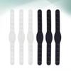 BETOOKY 6pcs Mask Hanging Hooks Ear Rear Protective Silicone Bands Adjustable Mask Strap Extenders with 3 Black and 3 Bands view 3