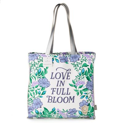 Hallmark Bridgerton Floral Tote Bag (Love in Full Bloom)
