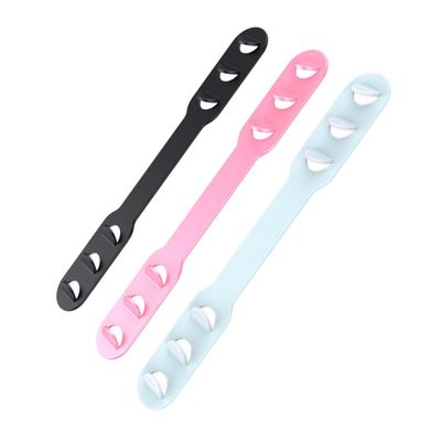 COSMEVIVI 10pcs Adjustable Mask Ear Strap Extenders with Pp Soft Silicone Hooks, 3-Color Mixed Set, Anti-Tightening Relief for Comfortable Wear, Suitable for Medical and Daily Random Color