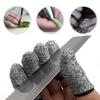 Ciieeo Cut Resistant Finger Cots 5-Level Safety Small Finger Protectors Gray for Kitchen Use 10pcs view 3