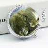 Willow Tree Pill Case with 3 Compartment Exquisite Travel Pill Organizer Portable Round Pill Box Mini Pill Container Metal Vitamin Medicine Container for Man&Women view 4