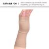 GLEAVI Fingerless Arthritis Compression Gloves with Level 2 Elastic Wrist Support, Skin Tone, Small Non-slip Relief Gloves for Hand, Suitable for Sports and Daily Use view 4