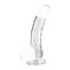 Clear Soft Gel Massager for Women Suction Cup Base Multiple Waterproof view 1