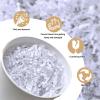 Zankubom White Crinkle Cut Paper Shred Filler for Gift Wrapping | 10 LB Basket Fillers for Easter, Birthday, Wedding, Christmas Party Decorations | Shredded Paper Pack Supplies view 2