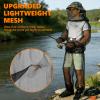 IC ICLOVER Mosquito Jacket, Bug Jacket with Hood, Pants, Mitts & Socks for Men Women, Mosquito Net Suit for Gardening Fishing Outdoor Full Body Protection from Fly Insets No-See-Ums Bugs (S/M) view 4