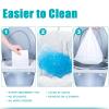 100 Count Commode Absorbent Pads, Bedside Commode Liners with Super Absorbent Gel, Portable Toilet Pads for Adults, Bedpan, Camping, Travel, Home Care view 2