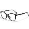ANRRI Cat Eye Blue Light Blocking Glasses for Women, Trendy Retro Stylish Computer Glasses, Anti Eye Strain & UV Protection Cateye Black Frame view 1